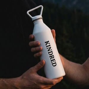 Kindred White Water Bottle